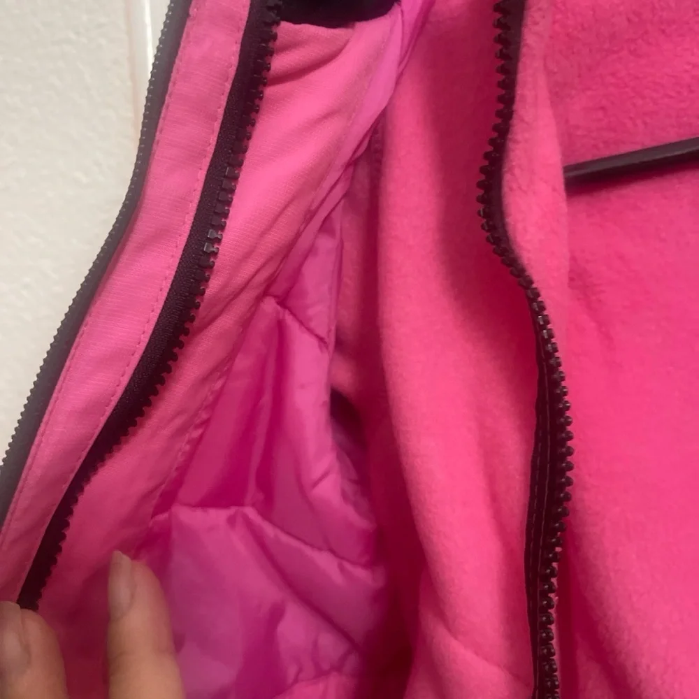 The Children's Place Pink and Cream winter snow 3 in 1 jacket